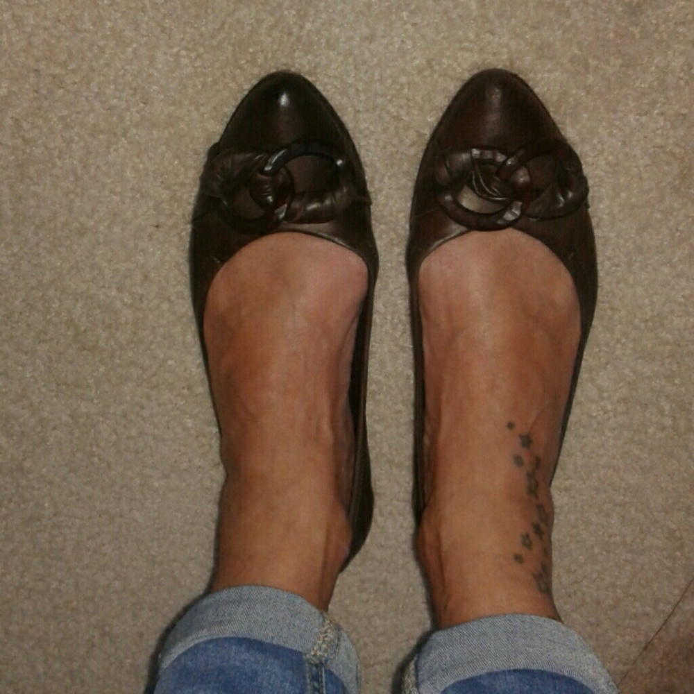 Dusica Dusica Leather Flats